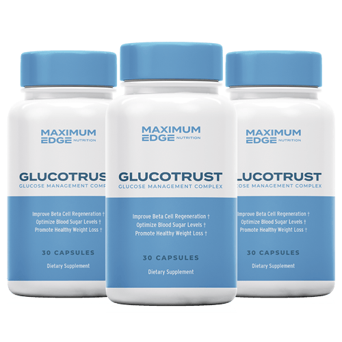 GlucoTrust is a blood sugar-controlling supplement manufactured by Maximum Edge Nutrition. It is formulated with a blend of ingredients consisting of herbs and minerals that are scientifically proven to help maintain the glucose levels in the blood. 

GlucoTrust can also purportedly help to promote deep and peaceful sleep and supports inflammation. The unique formula of GlucoTrust pills claims to be efficient in maintaining blood sugar and promoting weight loss. 